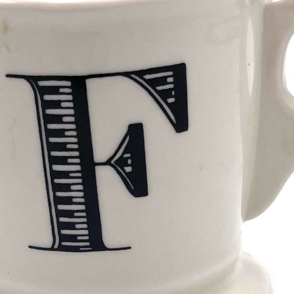 ANTHROPOLOGIE MONOGRAM Coffee mug F - Picture 8 of 11